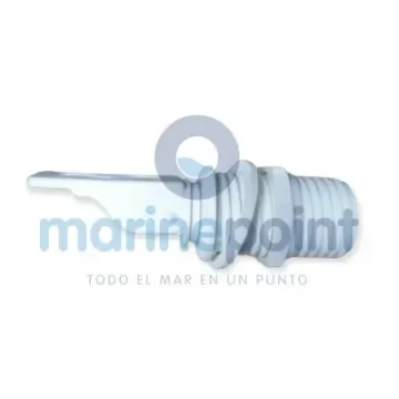 White Pasacasco Drain Pipe 25mm with Plug - 13250094 product image