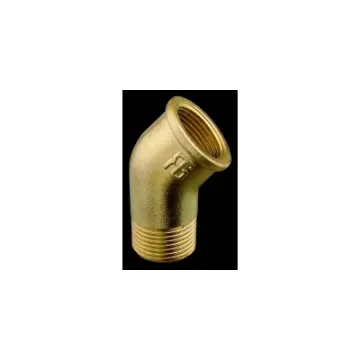 45º Male-Female Brass Elbow - 408309 product image