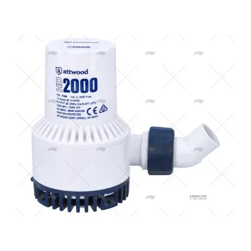 Attwood 12v Bilge Pump 2000 Gph - 90804060 product image