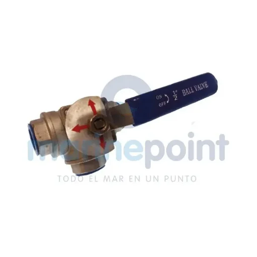 L-Type Three-Way Valve, Stainless Steel Aisi-316 - GS30034 product image
