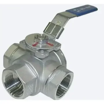 3-Way L-Type Valve AISI 316 Stainless Steel - GS30032 product image