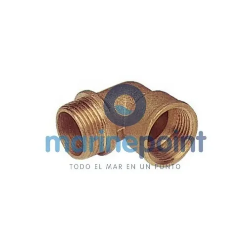 90º Male-Female Brass Elbow 3" - GS30178 product image