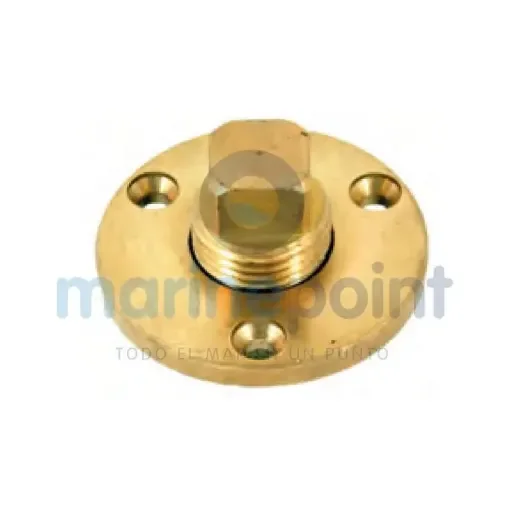 1/2'' Threaded Brass Plug - GS30311 product image