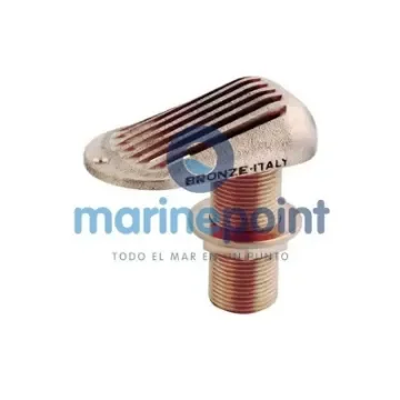 Maestrini - 1/2 Inch Bronze Thru-Hull with Grate - GS30600 product image