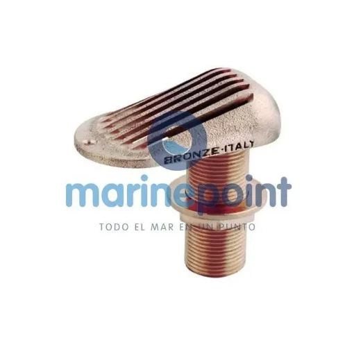 2'' High Resistance Bronze Thru-Hull with Grid - GS30605 product image