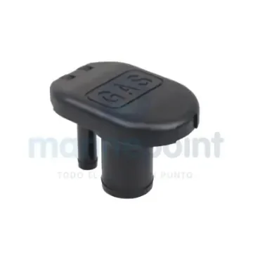 Black Gas Deck Fitting with Quick Closure - GS31134 product image