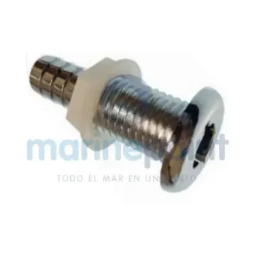 Chromed Thru-Hull Fitting for 19 Mm Hose - THTH-750CP product image