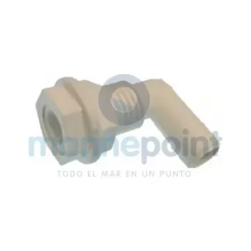 White Nylon 90º Removable Hose Pass-Through - THTH-92 product image