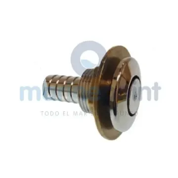 16 Mm Chrome-Plated Brass Recessed Vent - GS31159 product image