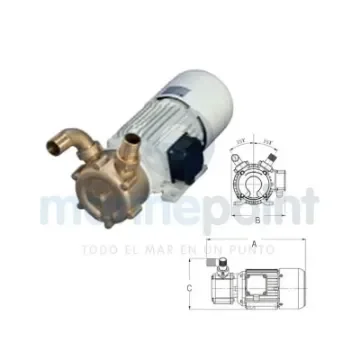 Uflex 24V Self-Priming Pump 75 L/Min - 088006 product image