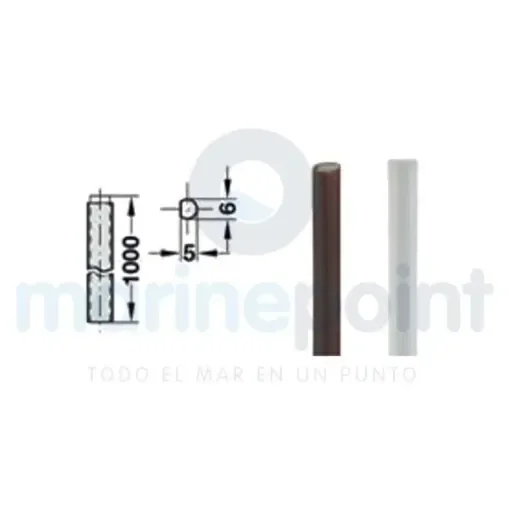Stainless Steel Locking Rod for Compartments - 121176 product image