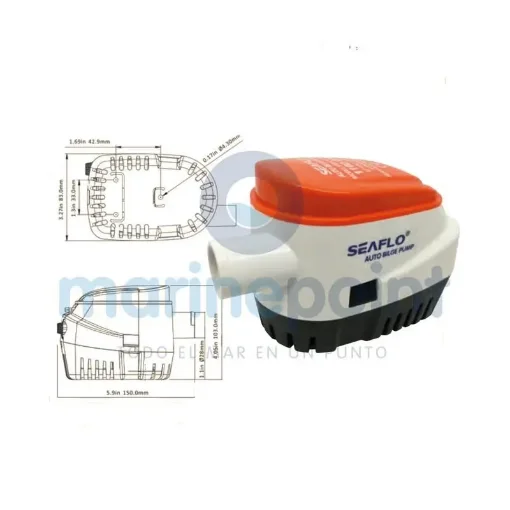 Seaflo - 24v Automatic Submersible Pump, 1100 Gph - SFBP2G110006 product image