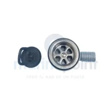 25mm Stainless Steel Sink Drain with Elbow - GS50065 product image