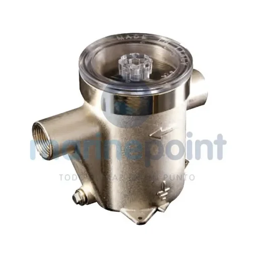 3/4" Brass Marine Water Filter with Clear Cover - GS30413 product image