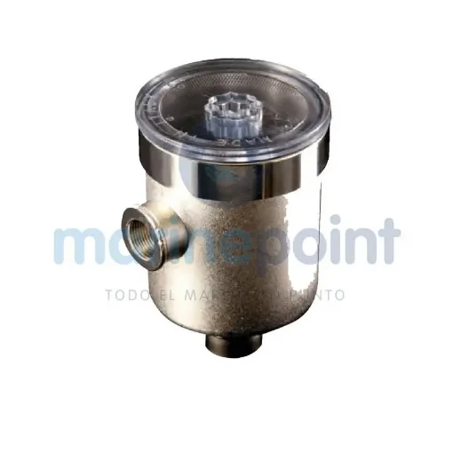 Brass Water Filter for Boat with Clear Viewer - GS30415 product image