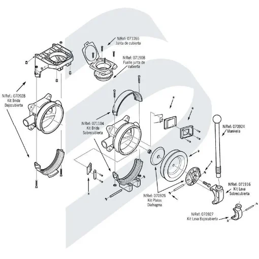 Whale Clamp Kit for Gusher Titan Pump - 070928 product image