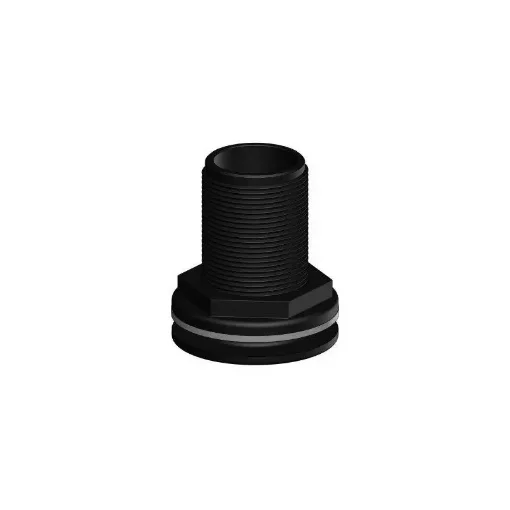 Trudesign Thru-Hull 1-1/4" BSP Black Marine Composite - 90420 product image