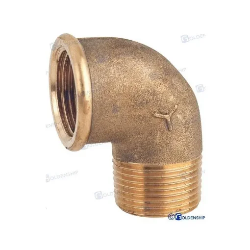 Maestrini 90º Chrome-Plated Brass Male-Female Elbow - GS30805 product image