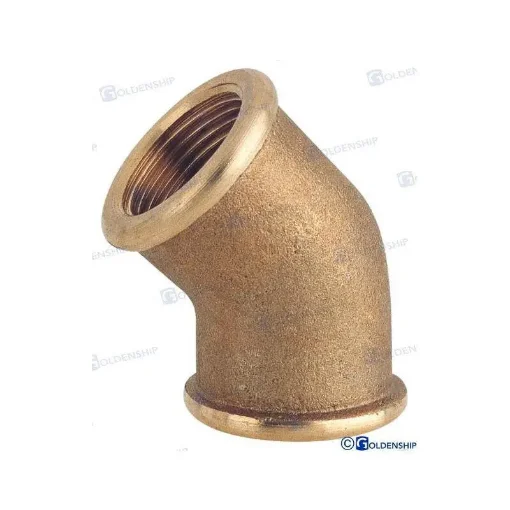 Maestrini - 45º Brass Elbow, Female-Female 1" - GS30813 product image