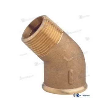 Maestrini 3/4’’ Brass Chrome Plated 45º Elbow - GS30818 product image