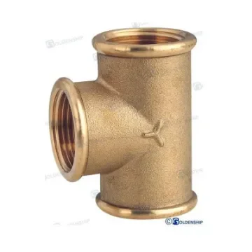 Maestrini - 1 1/4" F/F/F Chromed Brass Tee - GS30827 product image