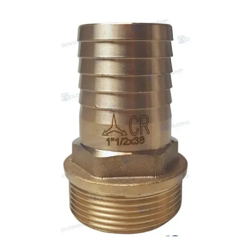 Maestrini - Chromed Brass Male Coupling 1 1/2" x 38 mm - GS30847 product image
