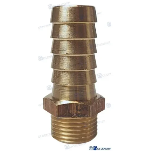 Maestrini - 3/8" X 16 Male Chrome-Plated Brass Fitting - GS30860 product image