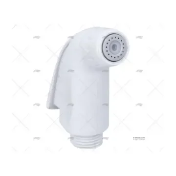 White Nautical Shower Arm with Chrome Diffuser - 31250200 product image