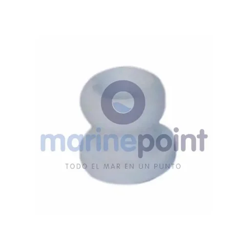 White Plastic Mushroom End for Nautical Awning - 009300 product image