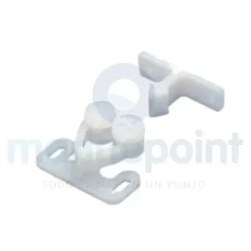 White Rotary Catch Clip for Nautical Furniture - 121120 product image