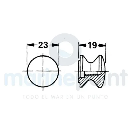 Matte Nickel Push Button - 121170 product image