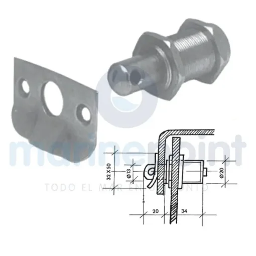 Cover Lock RC-4055 for Bavaria & Beneteau - 121406 product image