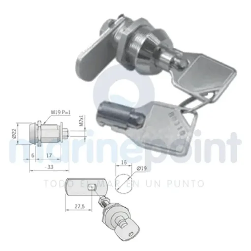 Glove Box Lock - 121405 product image