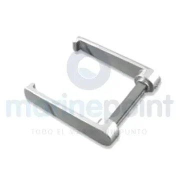 Set of Flat Chrome Brass Handles - 121604 product image