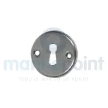 32mm Round Plate with Keyhole for Handles - 121617 product image
