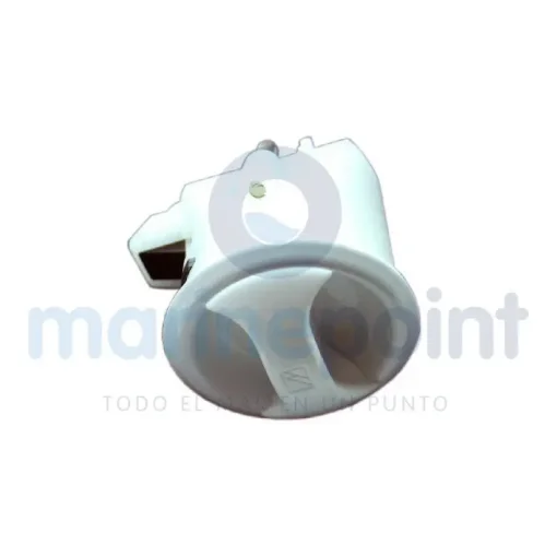 White Mobella Novibra Latch for Nautical Compartments - 121825 product image