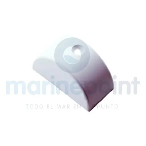 White Terminal Cinton 48 x 20mm PVC - 140215 product image