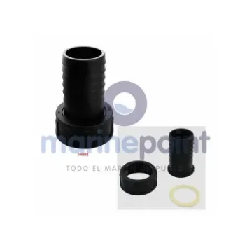 Nuova Rade - Straight Fitting with Nut 1 1/2'' for 38 Mm Tube - 196902 product image