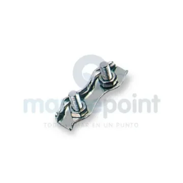 Double Flat Stainless Steel Cable Clips, 2mm - 20250474 product image