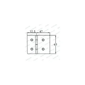 Detachable Hinge, 79.5 x 65 mm - 40250459 product image