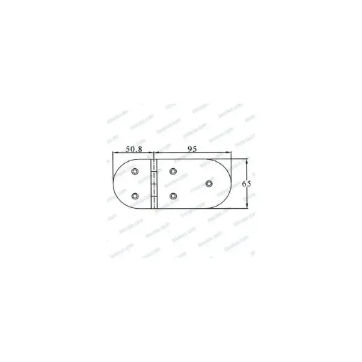 Removable Stainless Steel Hinge - 40250484 product image