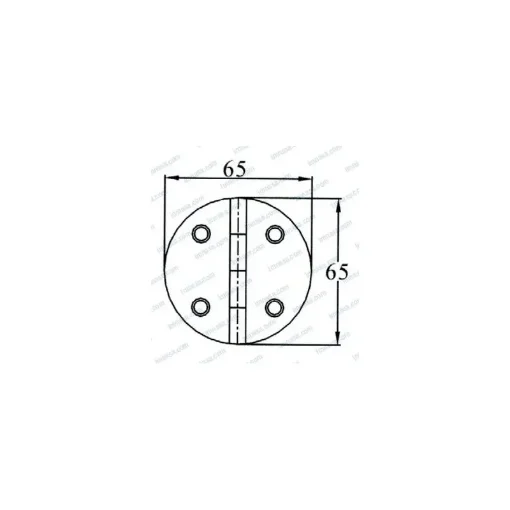 Removable Hinge 65 X 65mm - 40250473 product image
