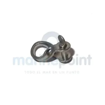 5mm 12x22 Stainless Steel Reversed Plate Shackle - 5110012 product image