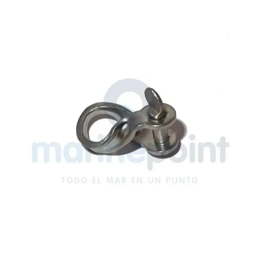5mm 12x22 Stainless Steel Reversed Plate Shackle - 5110012 product image