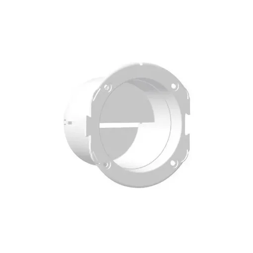 White 3" Bend Ventilation Connector - 54389 product image