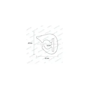 Profile Support for L35 and TR18, 2-Metre Strip - 90210053 product image