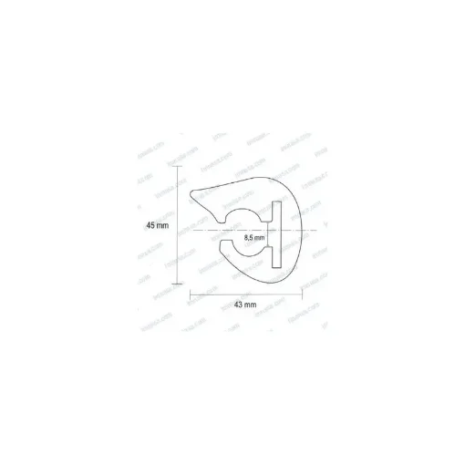 Profile Support for L35 and TR18, 2-Metre Strip - 90210053 product image