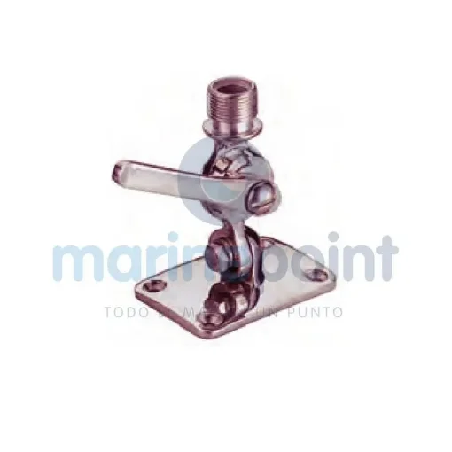 Goldenship 120mm High Stainless Steel Antenna Base - GS13040 product image