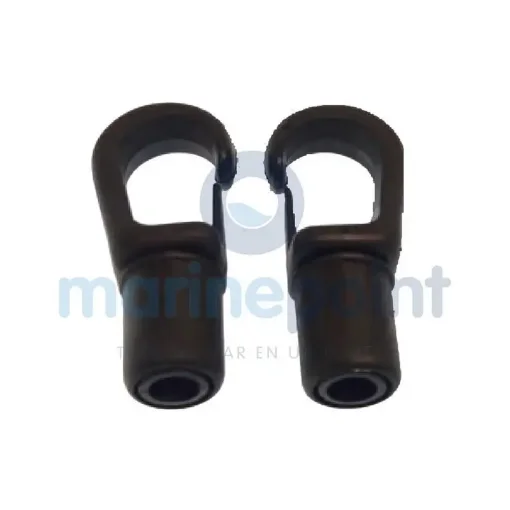 Black Nylon Carabiners 8mm - GS60119 product image