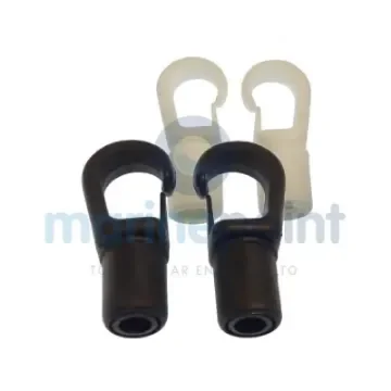White Nylon Carabiners 8 Mm - GS60134 product image